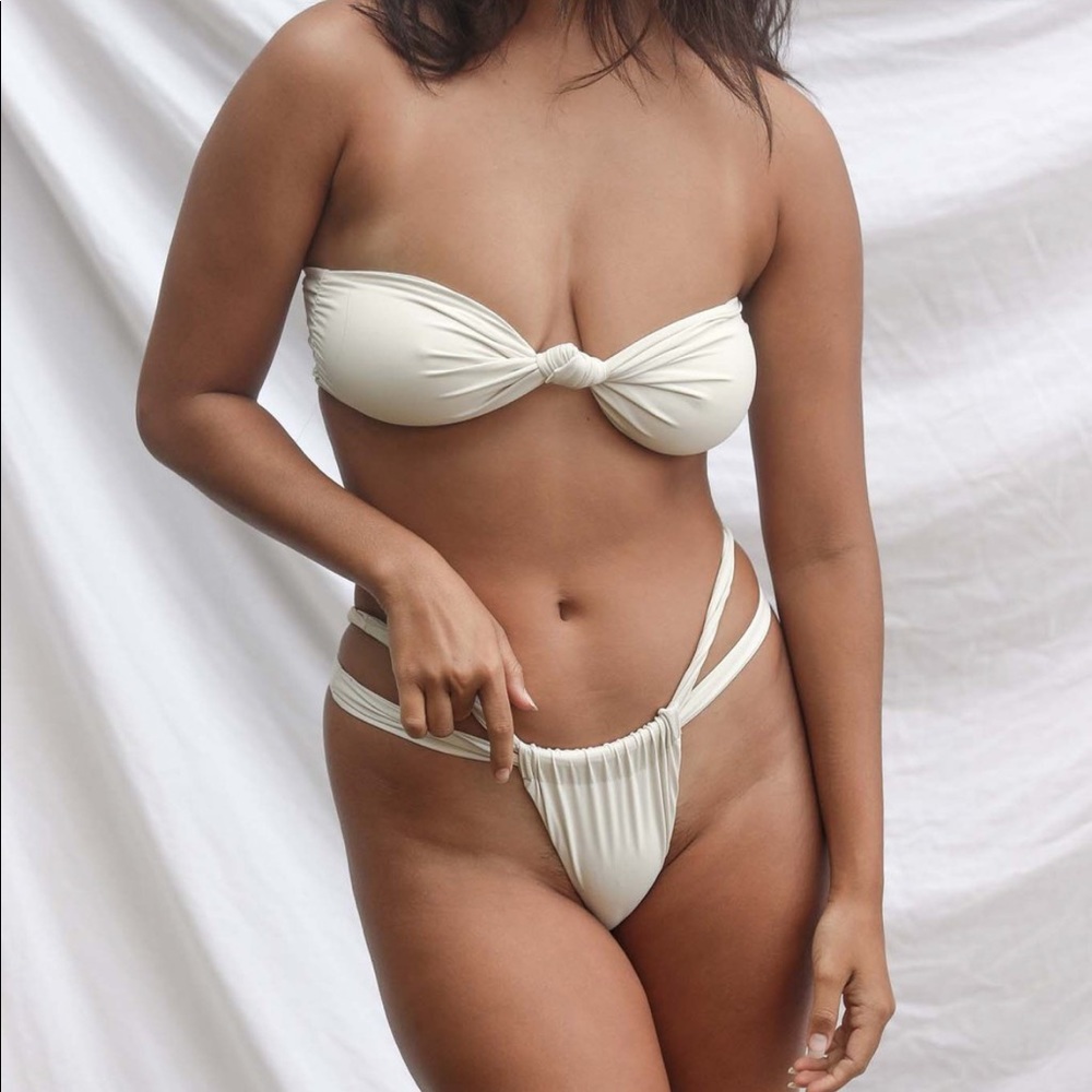 Stone Fox Swim** Lele top and Bijou bottoms